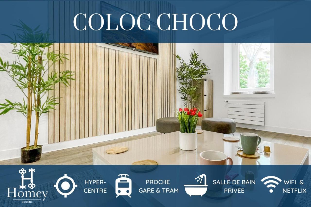 La Coloc Choco - Belle Colocation En Hypercentre / 5 Chambres Privees / Salle De Bains Privative / Proche Gare Et Tram / Wifi Et Netflix Annemasse Eksteriør billede